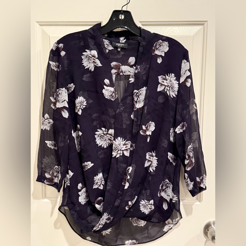 Babaton Dark Floral Women's Blouse